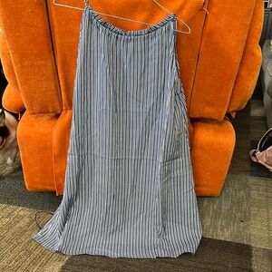 Knotsisters Striped Blue and White Women's Summer Dress